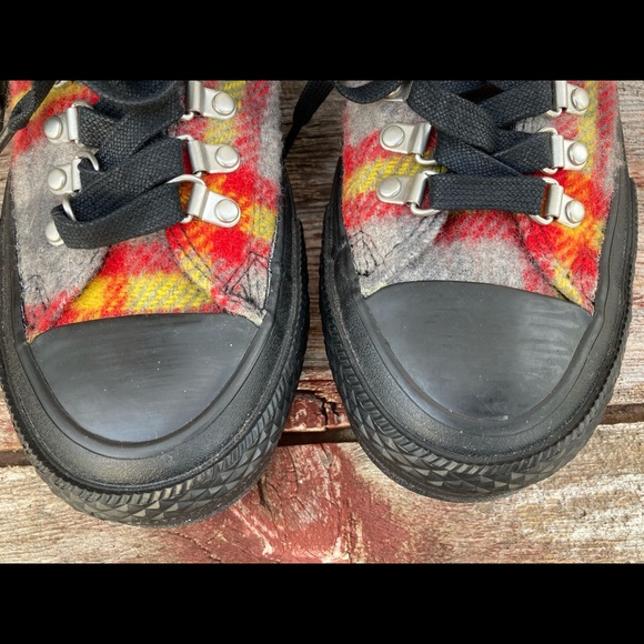 🍁 Converse Woolrich Plaid   sneakers - Picture 10 of 15